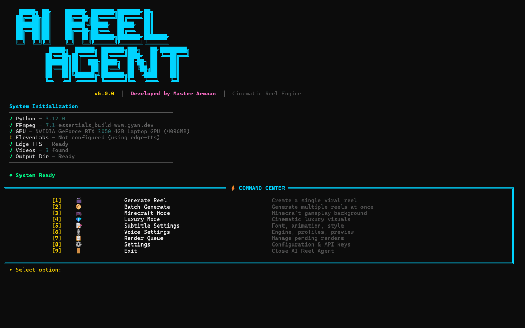 AI Reel Generator